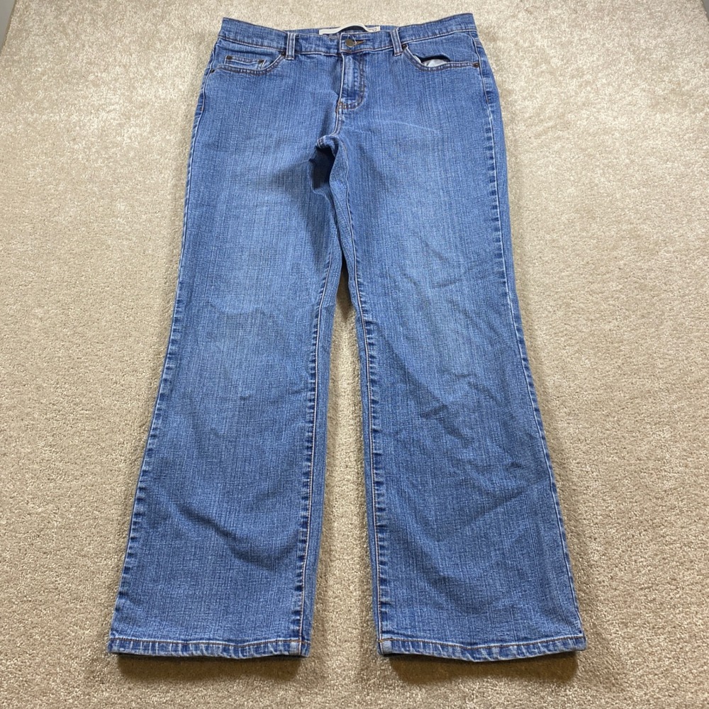 Venezia Bootcut Jeans Mens 34x29 Blue Medium Wash Denim Casual Pants